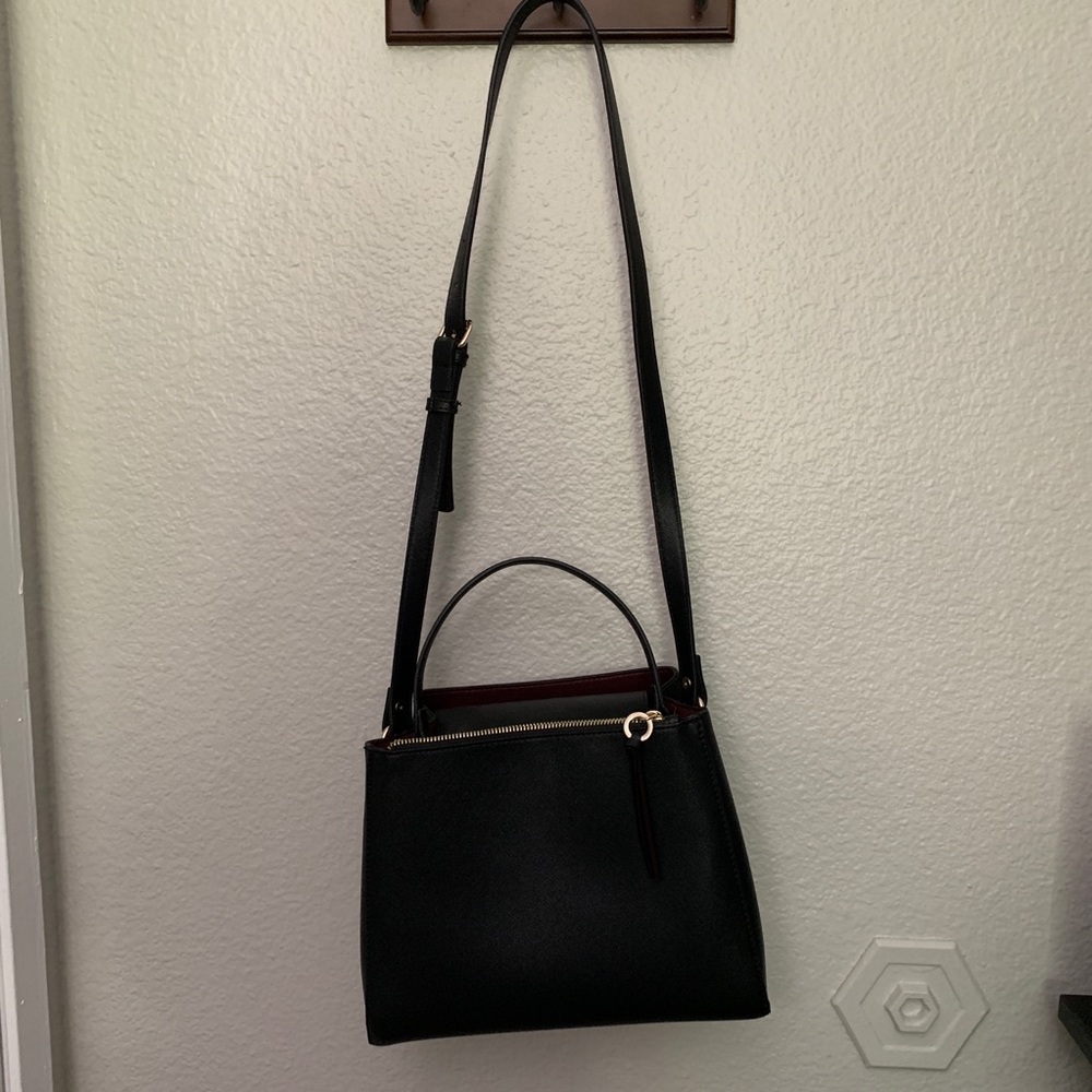 Zara black purse